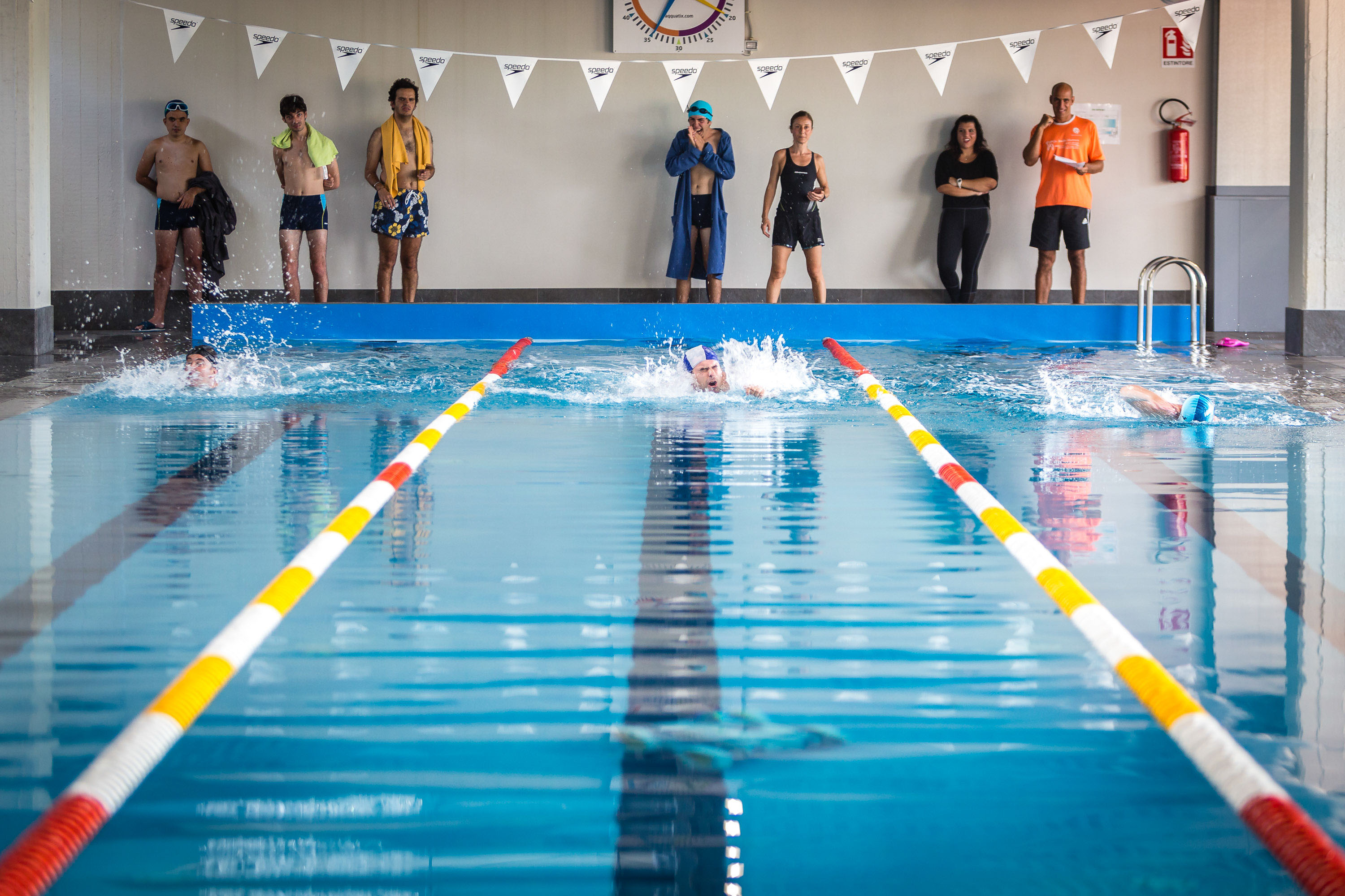 Attività in piscina del progetto Filippide dei nostri ragazzi