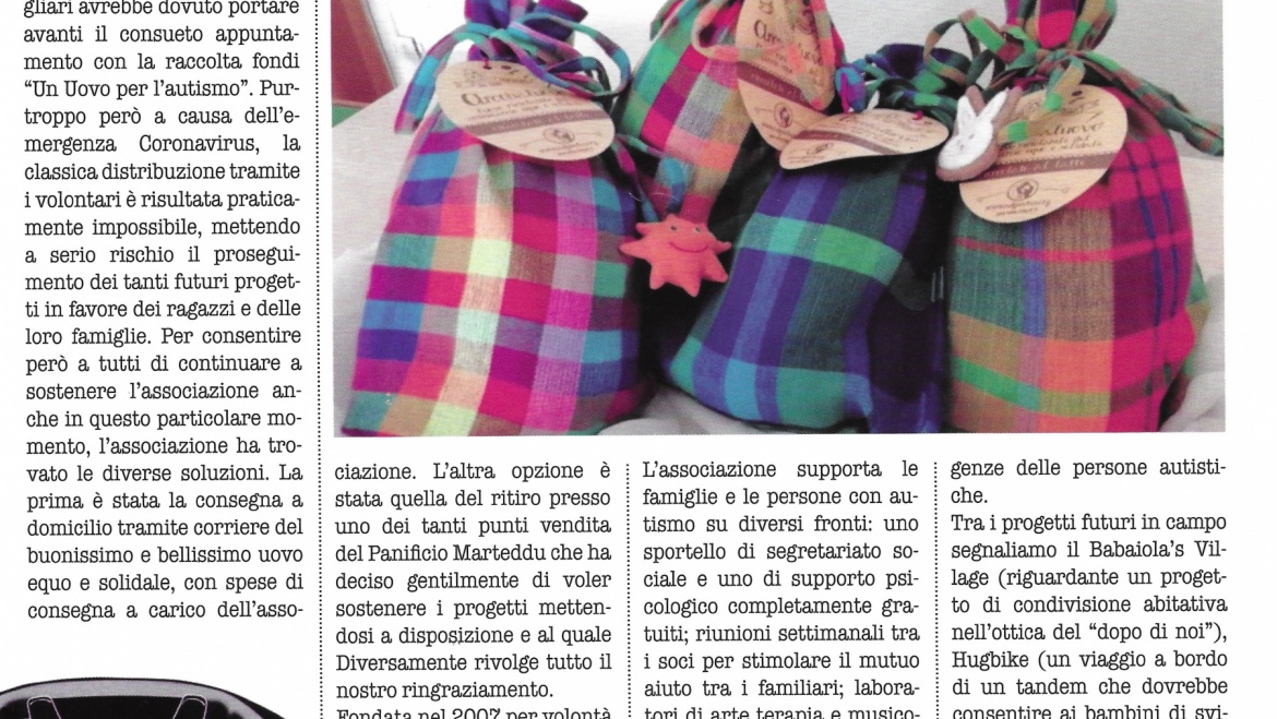 Con impegno e fantasia “Un uovo per l’Autismo raggiunge l’obiettivo”